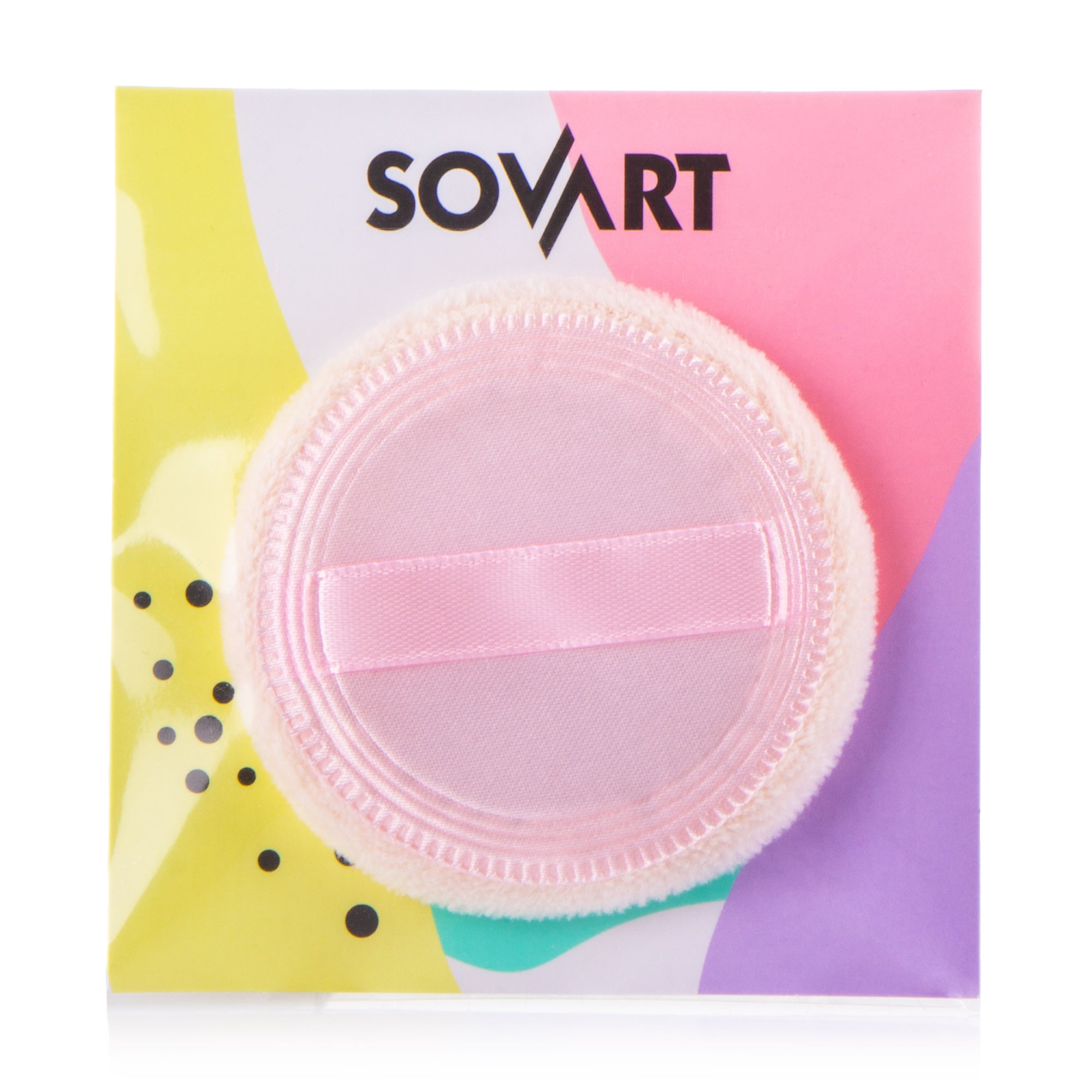 Спонж для макіяжу Sovart зі стрічкою